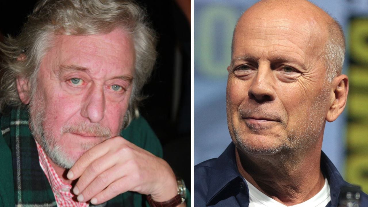 Patrick Poivey and Bruce Willis