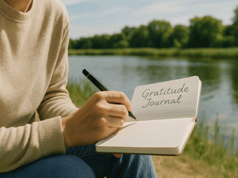 An infographic summarizing the benefits of gratitude