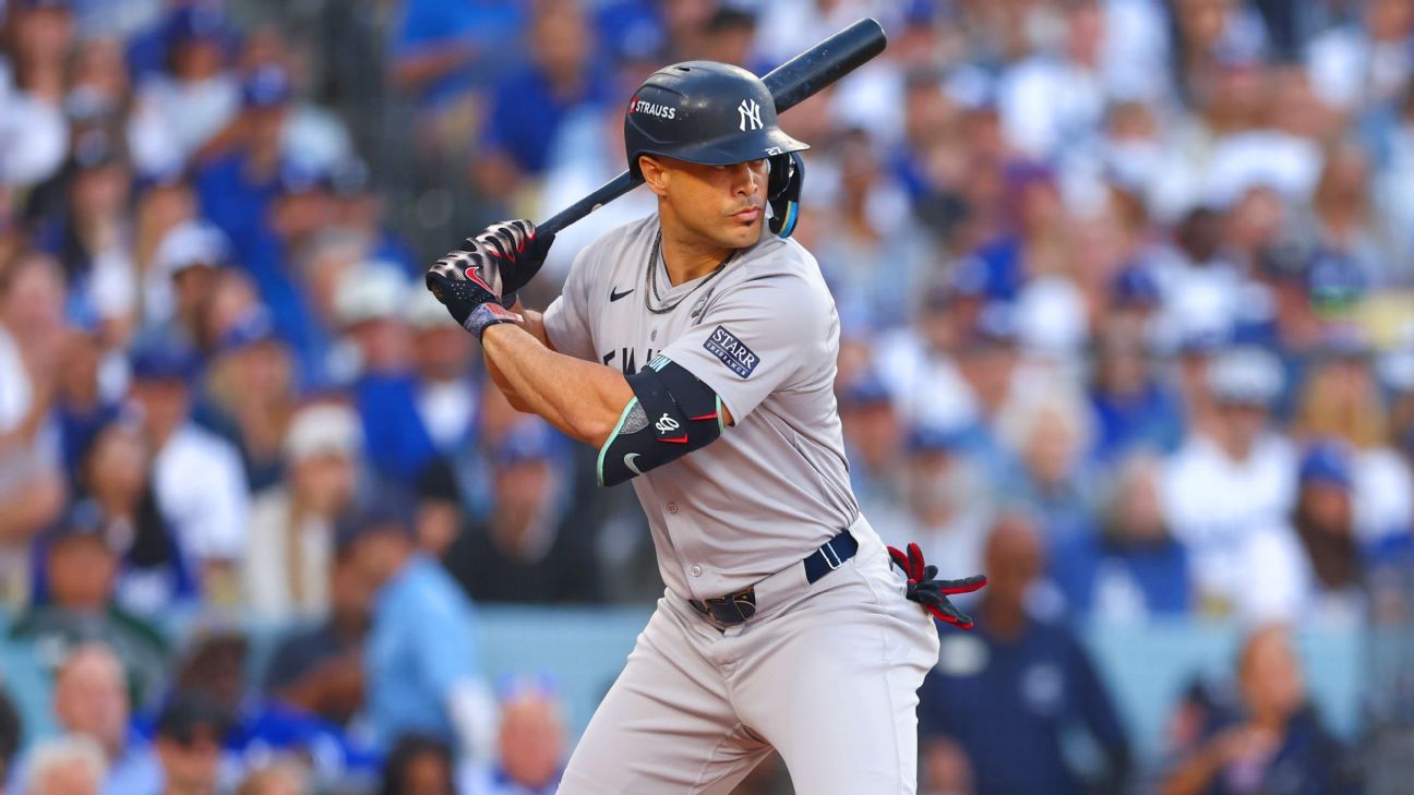 Jiancarlo Stanton of Yankis activated, first to create vs. angels