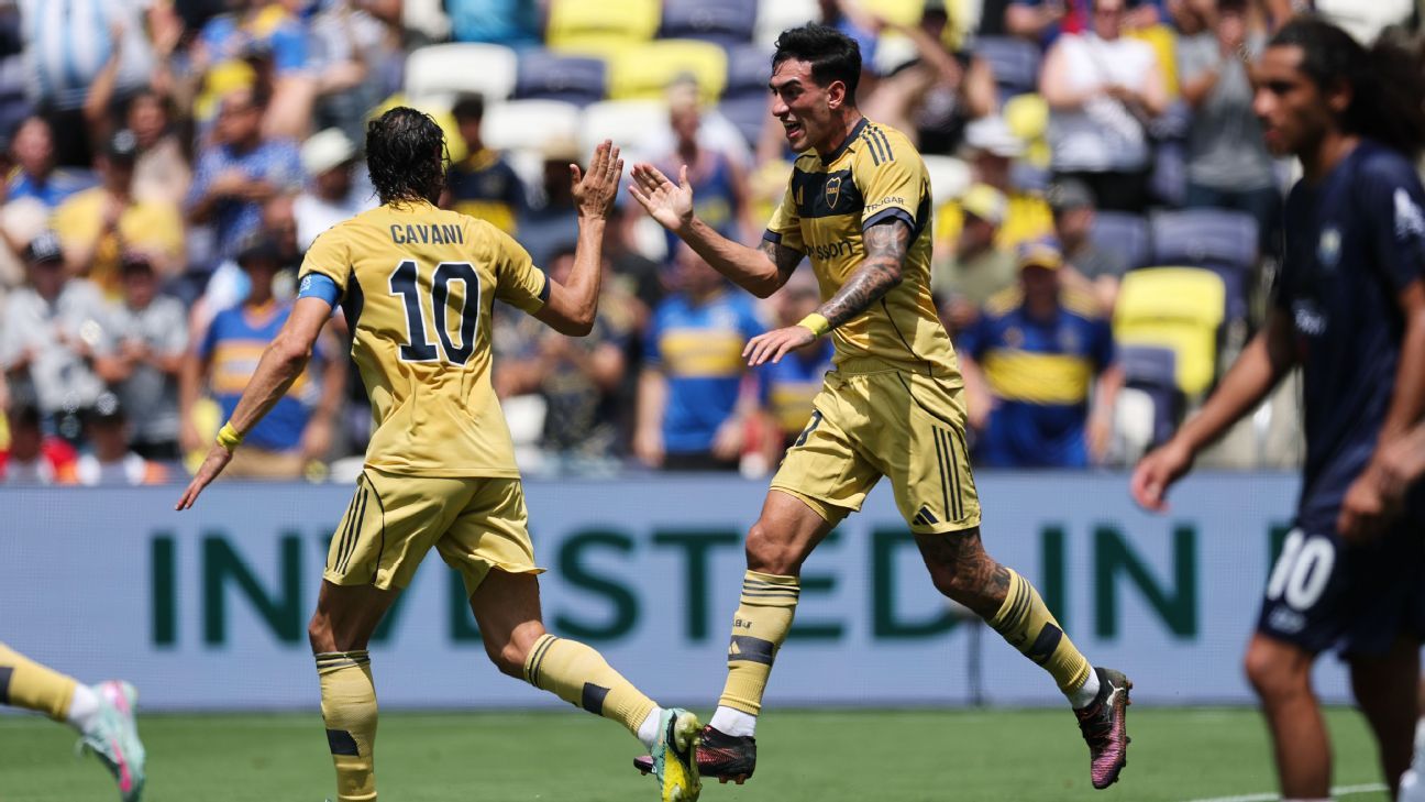 Boca Club rises in front of Auckland City in World Cup