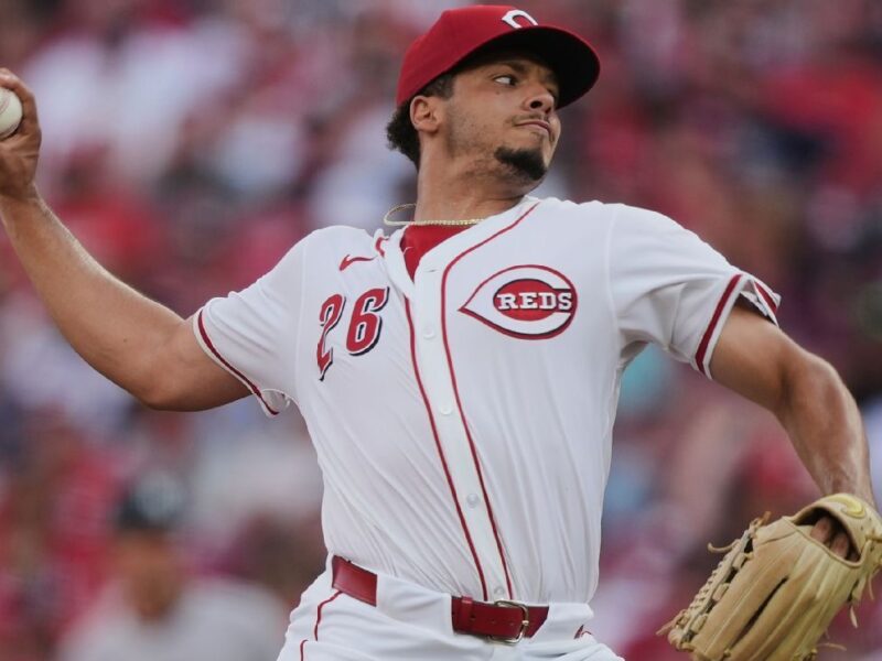 Reds gets out first six through strikeouts in Burns MLB Debut