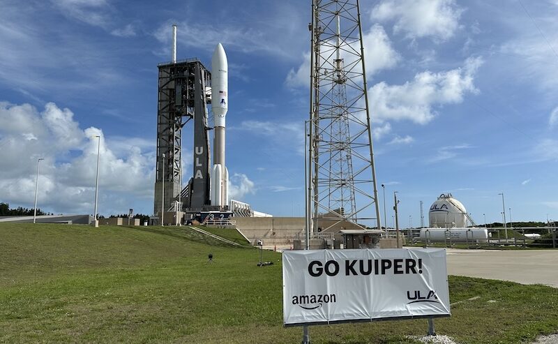 Atlas 5 Booster Engine Issue causes a scrub of Monday's Kuper 2 launch - Spaceflight Now
