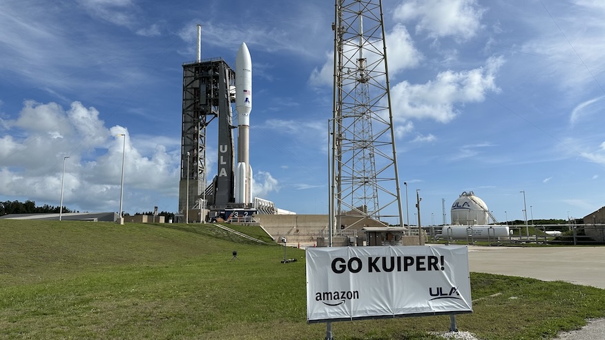 Atlas 5 Booster Engine Issue causes a scrub of Monday's Kuper 2 launch - Spaceflight Now