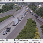 Level 3 was expanded to part of Vasco County, as I-84 fire closed in Colombia George, HWY 30