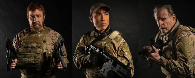 Chuck Norris, Derek Ting and Marc Singer
