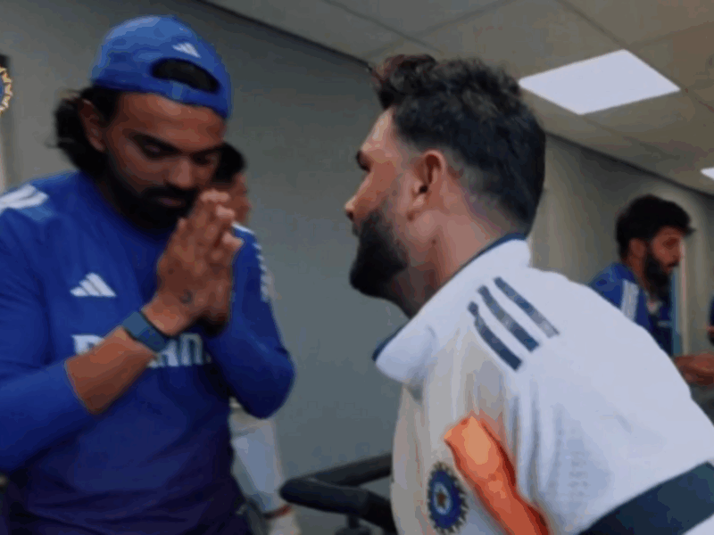 KL Rahul, after India's wicketkeeper's Daredevil Act, Rishabh bends down to the pants with bribe pants after playing close to the Daredevil Act