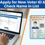 how to apply for new voter id card and check your name in voter list