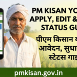 pm kisan yojana how to apply edit details and check instalment status