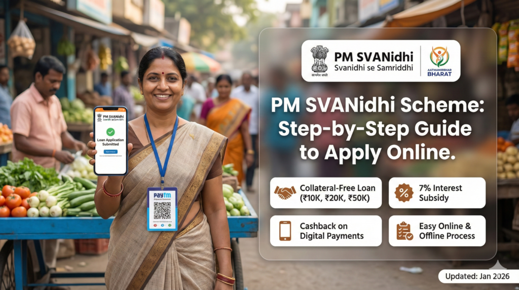PM SVANidhi Scheme: Step by Step Guide for Street Vendors to Apply Online 1 pm svanidhi scheme step by step guide for street vendors to apply online