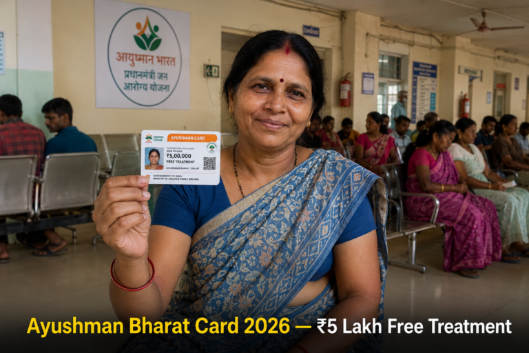 Ayushman Bharat Card 2026: How to Apply Online, Check Eligibility & Get Free Treatment Up to ₹5 Lakh