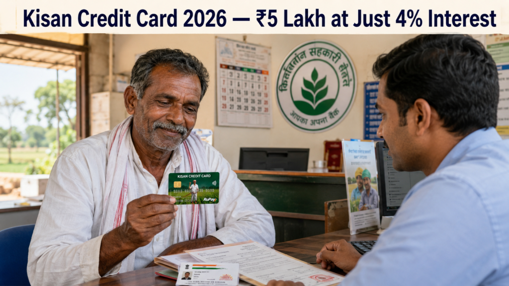Kisan Credit Card 2026: ₹5 Lakh at 4% Interest - Who Qualifies, How to Apply & Why Most Farmers Are Not Using It