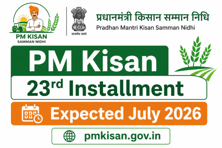 PM Kisan 23rd installment 2026 expected July status check eKYC fix pmkisan.gov.in